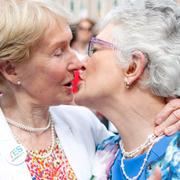 Katherine Zappone och partnern Ann Louise Gilligan.