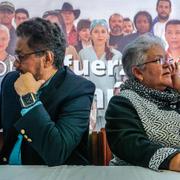 Ivan Marquez och Imelda Daza från Farc.