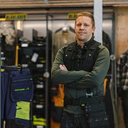 Martin Svedberg, produktutvecklingschef på Blåkläder.