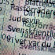 Hatord på nätet.
