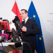 Tidigare vice förbundskansler Heinz-Christian Strache.