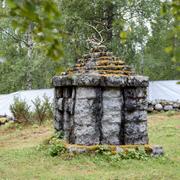 Gammplatsen i Lycksele, dit kvarlevor återbördats.