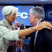 Lagarde och Powell.