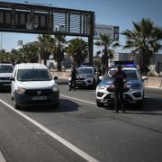 Det katalanska polisen i Barcelona på torsdagen. 