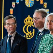 Statsminister Ulf Kristersson och utrikesminister Tobias Billström