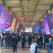 AI-konferensen i New Delhi har lockat storpublik. 