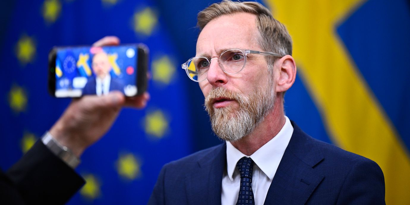 Arkivbild från augusti: Jakob Forssmed (KD).