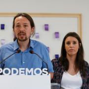 Pablo Iglesias och Irene Montero.