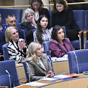 Politiker under debatten.