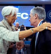 ECB-chefen Lagarde och Fed-chefen Powell. Jose Luis Magana / AP