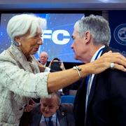 ECB-chefen Lagarde och Fed-chefen Powell. Jose Luis Magana / AP