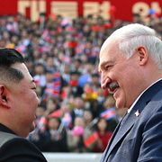 Lukasjenko,  Kim Jong-Un och Vladimir Putin ingår i den nya sanktionsaxeln, som Robert Lansing institute kallar det.