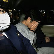 27-åringen efter gripandet i Tokyo.