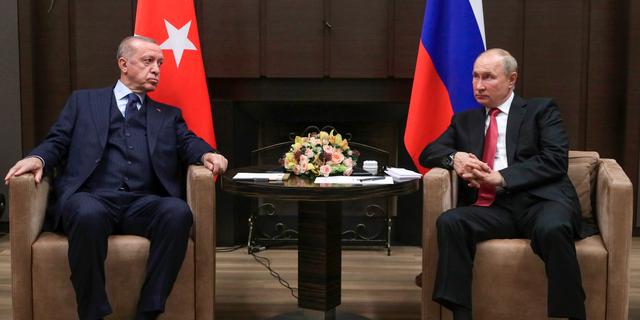 Putin och Erdogan under mötet i oktober 2022. Vladimir Smirnov / AP