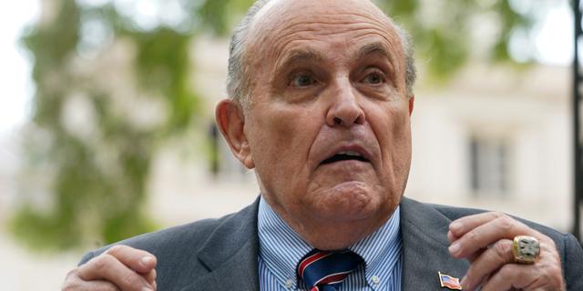 Rudy Giuliani. Mary Altaffer / AP
