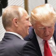 Vladimir Putin och Donald Trump vid ett tidigare möte. 