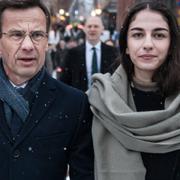 Ulf Kristersson och Romina Pourmokhtari. Arkivbild.