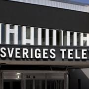 Arkivbild på SVT:s entré.