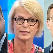 Erik Bengtzboe, Elisabeth Svantesson och Ulf Kristersson.