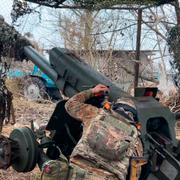 En rysk soldat i Kursk.