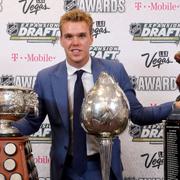 Connor McDavid på NHL Awards. 