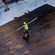 Skanska-medarbetare i Stockholm.