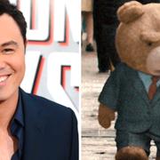 Seth MacFarlane och nallen Ted.