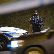 Ett föremål har exploderat på gården vid polisstationen i Rosengård i Malmö. 