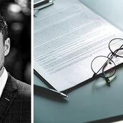 Kasper Isgren, mäklare på Svensk Fastighetsförmedling. 