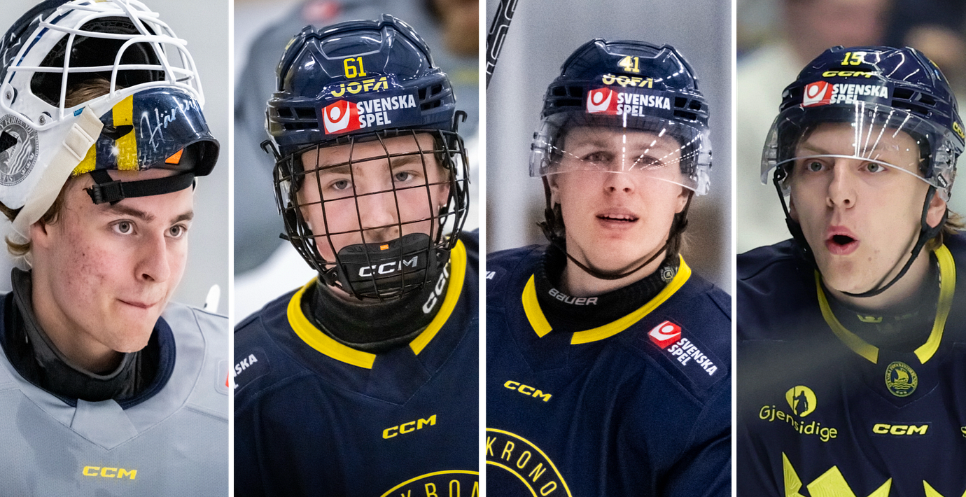 Love Härenstam, Viggo Björck, Ivar Stenberg och Anton Frondell.