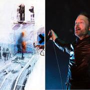 Omslaget till OK Computer. Radioheads sångare Thom Yorke. 