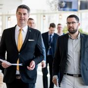 Jimmie Åkesson och Oscar Sjöstedt.