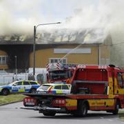 Brand i Fullersta, Huddinge. 