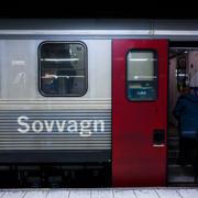 Nattåg på Stockholms central.