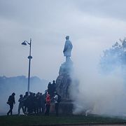 Protester i Paris.