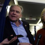 Tim Kaine och Hillary Clinton.