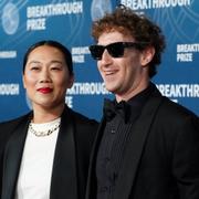 Priscilla Chan och Mark Zuckerberg på ”Breakthrough Prize Ceremony”