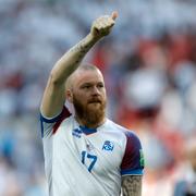 Aron Gunnarsson efter 1–1-matchen mot Argentina.