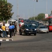 Kvinnan var stationerad i Abuja i Nigeria