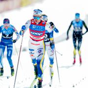 Linn Svahn under finalen i Drammen