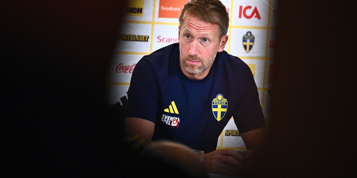 Sveriges förbundskapten Graham Potter.
