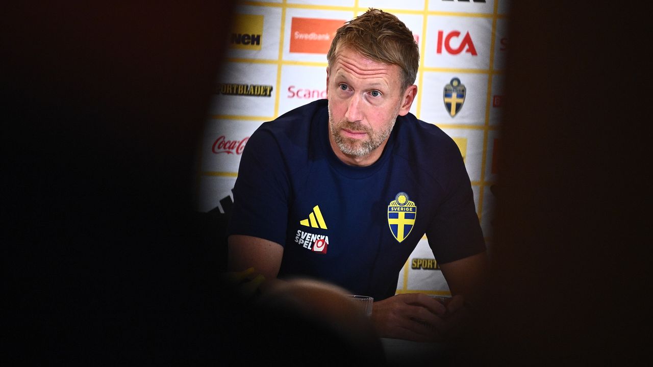 Sveriges förbundskapten Graham Potter