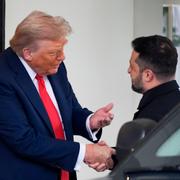 Bild från när presidenterna träffades i USA i augusti. 