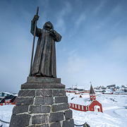 Donald Trump var på ett möte i Davos i januari när hotet från USA var som störst.