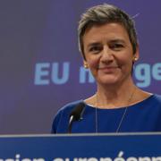 Margrethe Vestager är EU-kommissionär med ansvar för konkurrensfrågor. 