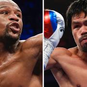 Floyd Mayweather Jr och Manny Pacquiao.