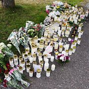 Minnesplatsen utanför Brinellskolan i Fagersta.