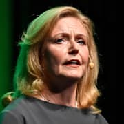 Centerpartiets ledare Elisabeth Thand Ringqvist och SD-ledaren Jimmie Åkesson: 