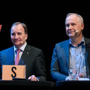 Stefan Löfven och Jonas Sjöstedt.