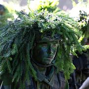Värnpliktiga soldater under en fältvecka tidigare i sommar.